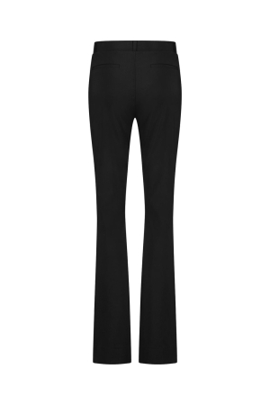 Studio Anneloes Studio Anneloes flair long bonded trousers 94812 9000 black