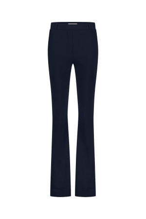 Studio Anneloes Studio Anneloes flair long bonded trousers 94812 6900 dark blue
