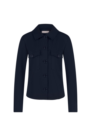 Studio Anneloes Studio Anneloes claire bonded jacket 94822 6900 dark blue