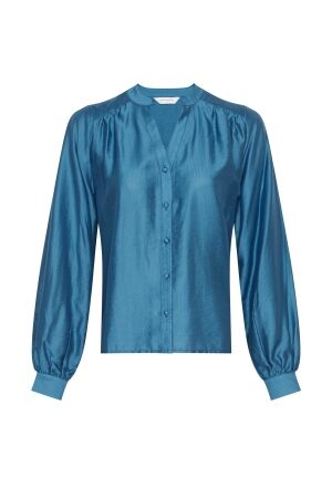 MSCH Copenhagen MSCH Copenhagen mschdenny romina shirt Blouse vallarta blue