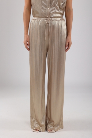 Nukus Nukus mila pants shiny Broek 4 gold