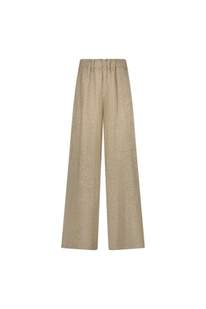 Nukus Nukus debb pants melange Broek 42 dark sand