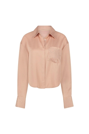 Nukus Nukus lynn blouse silky Blouse 41 salmon