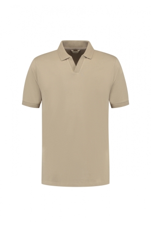DSTREZZED DSTREZZED bowie v-neck polo Poloshirts 213 timber wolf