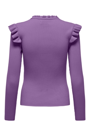 Only Only onlsia sally ruffle ls pullover knt noos Trui liatris