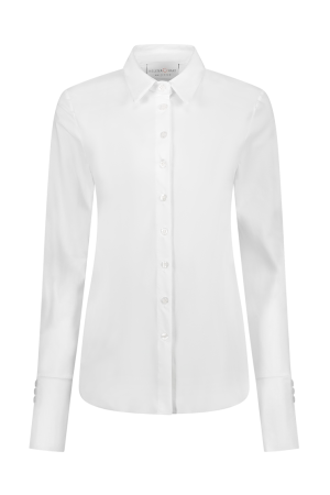 Helena Hart Helena Hart 7456 blouse britt transfer Blouse wit Wit