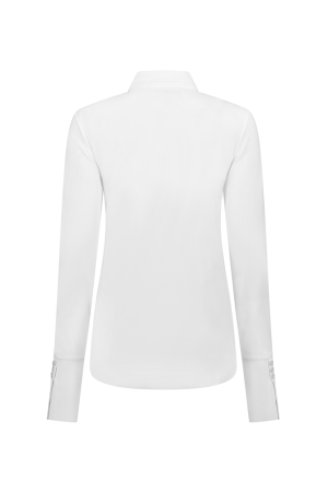 Helena Hart Helena Hart 7456 blouse britt transfer Blouse wit