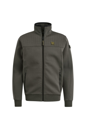 PME Legend PME Legend psw2502476 zip jacket spacer look sweat Sweater 8039 - beluga