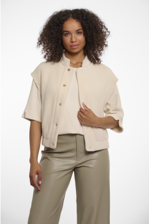 Rino & Pelle Rino & Pelle boxy waistcoat 9030 birch