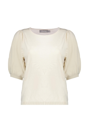 Geisha Geisha pull shoulderpleads 54006-10 Trui 721 light sand