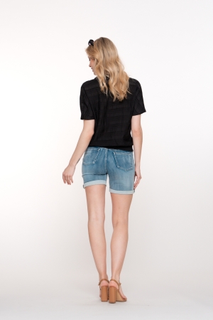 Geisha Geisha short jogg 51005-10 Korte broeken 827 mid blue denim