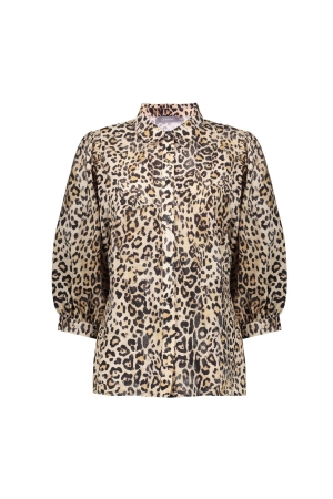 Geisha Geisha blouse 53237-20 Blouse 720 sand/black