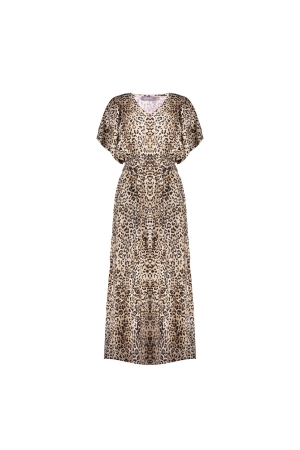 Geisha Geisha dress 57092-20 Jurk 720 sand/black