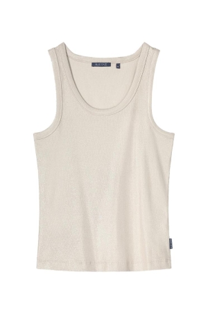 SUMMUM SUMMUM rib tanktop cotton rib (3s4873) 122 ivory