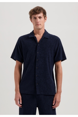 DSTREZZED DSTREZZED myron shortsleeve shirt Overhemd 649 dk. navy