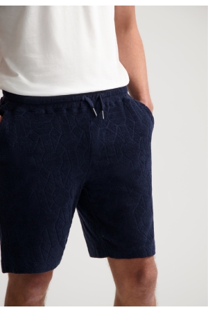 DSTREZZED DSTREZZED logan shorts jaquard towelling Korte broeken 649 dk. navy