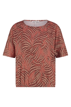 Tramontana Tramontana top plume parade  d03-15-402 T-shirt Korte mouw 099993-printpapaya