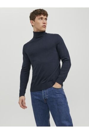 Jack & Jones Jack & Jones jjeemil knit roll neck noos Trui navy blazer