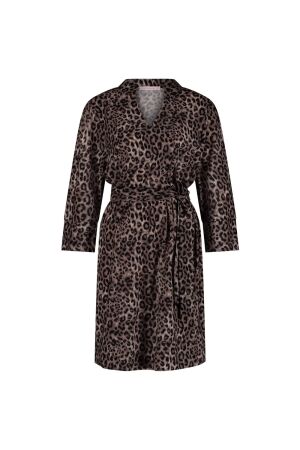 Studio Anneloes Studio Anneloes desrea animal dress 11857 Jurk 1488 kit/chocolate