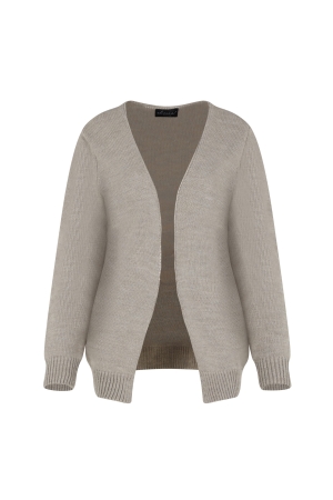 Elvira Casuals Elvira Casuals e4 24-011 cardigan suzan Vest 44 sand