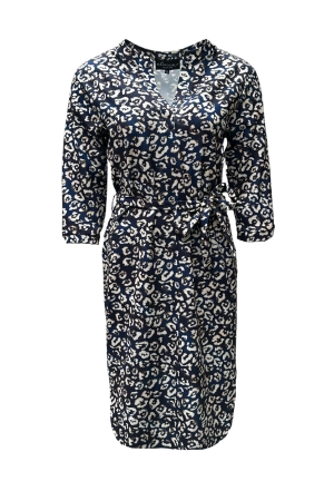 Elvira Casuals Elvira Casuals e4 24-022 dress vera Jurk 993 navy panter