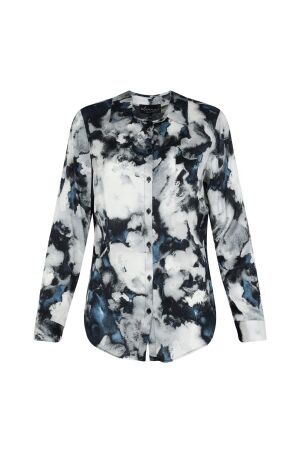 Elvira Casuals Elvira Casuals e4 24-048 blouse june Blouse 408 blue grey