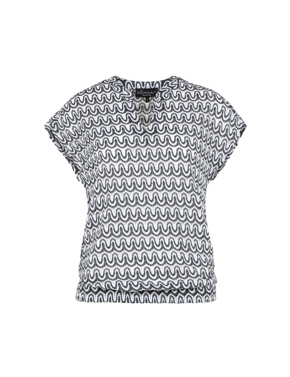 Elvira Casuals e4 24 052 top emily T shirt Korte mouw 121 grey Expresswear