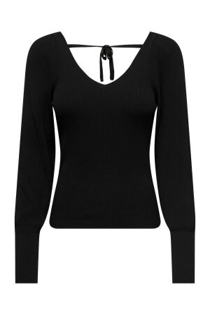Only Only onlleelo ls v-neck knt Trui black