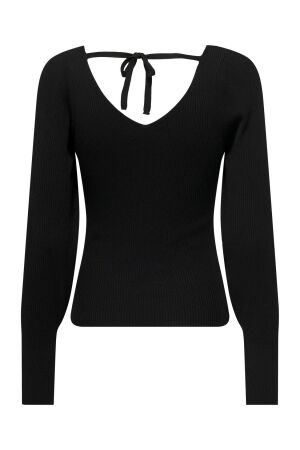Only Only onlleelo ls v-neck knt Trui black