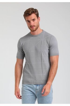 Gabbiano Gabbiano 155510 t-shirts Basic T-shirts 605 grey melange