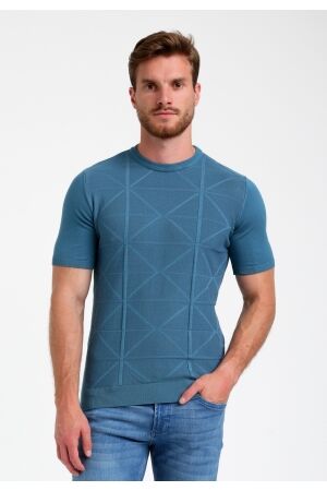 Gabbiano Gabbiano 155510 t-shirts Basic T-shirts 0003 petrol