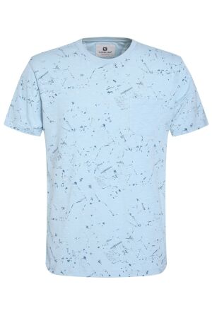 Gabbiano Gabbiano 155514 t-shirts Print T-shirts 4001 bright blue