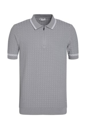 Gabbiano Gabbiano 235525 polo ss Poloshirts 605 grey melange