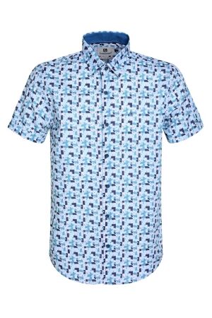 Gabbiano Gabbiano 335530 overhemd Overhemd 4001 bright blue