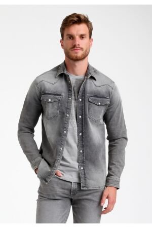 Gabbiano Gabbiano 335536 overhemd Overhemd 202 grey