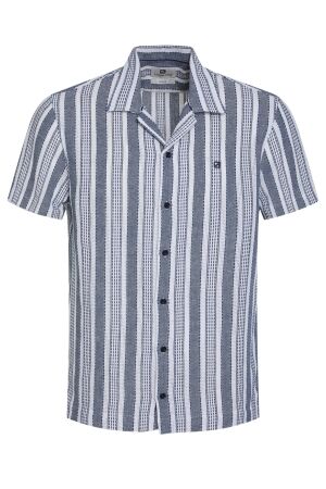 Gabbiano Gabbiano 335541 overhemd ss Overhemd 301 navy