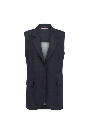 Studio Anneloes Studio Anneloes minte bnd dnm tweed gilet 11944 Gilets 6100 midnight blue