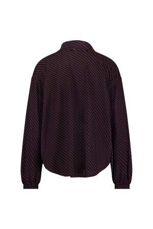 Studio Anneloes Studio Anneloes sheila stripe blouse 11949 Blouse 3669 merlot/dark blue