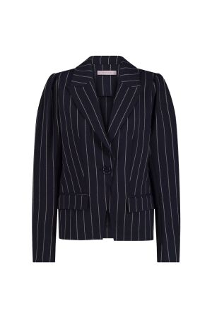 Studio Anneloes Studio Anneloes mirelle gold pinstripe blazer 11954 Blazers 6902 darkblue/gold