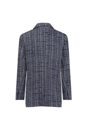 Studio Anneloes Studio Anneloes sofie tweed blazer 11957 Blazers 6914 dblue/kit