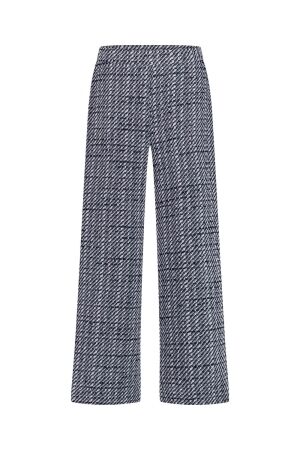 Studio Anneloes Studio Anneloes alex tweed trousers 11958 Broek 6914 dblue/kit