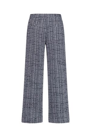 Studio Anneloes Studio Anneloes alex tweed trousers 11958 Broek 6914 dblue/kit