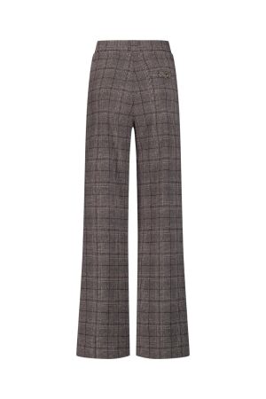 Studio Anneloes Studio Anneloes dali check trousers 12003 Broek 3614 merlot/kit