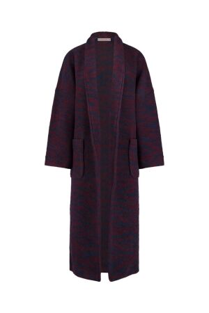 Studio Anneloes Studio Anneloes isana zebra coat 12007 Jackets 6938 dark blue/blackberry