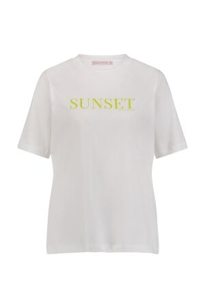 Studio Anneloes Studio Anneloes klaasje sunset tshirt 11668 T-shirt Korte mouw 1000 white