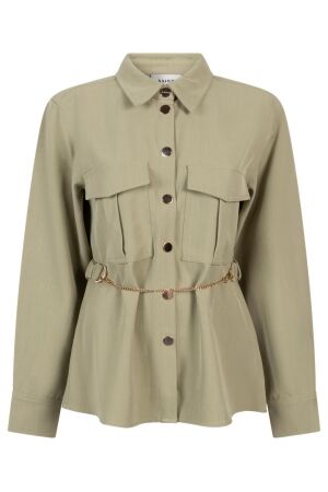 Aaiko Aaiko zoe pes 681 Blouse 150318 linden green