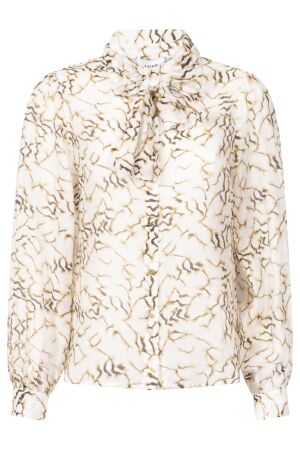Aaiko Aaiko veronne tie print ten 562 Blouse 114300 les blancs