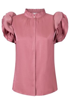 Aaiko Aaiko gezana vis 355 T-shirt Korte mouw 171614 dusty berry