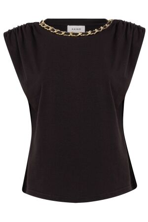 Aaiko Aaiko amara co 540 T-shirt Korte mouw 900 black