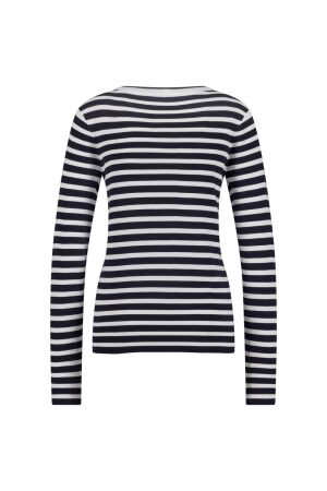 Studio Anneloes Studio Anneloes luna stripe pullover 91500 Trui 6911 dark blue/off white